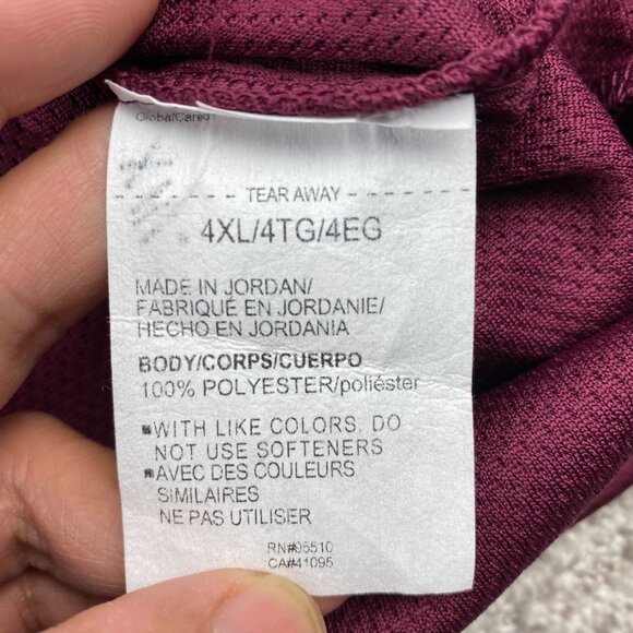 Under ARMOUR Golf Shirt Men 4XL Burgundy New With Tags Outdoor Polo Shirt Casual - Picture 7 of 11